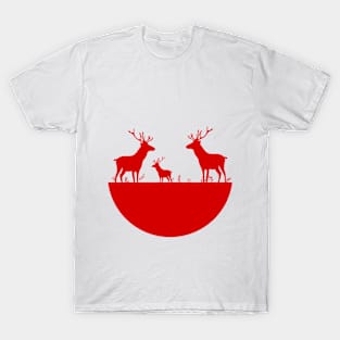 Christmas deers T-Shirt